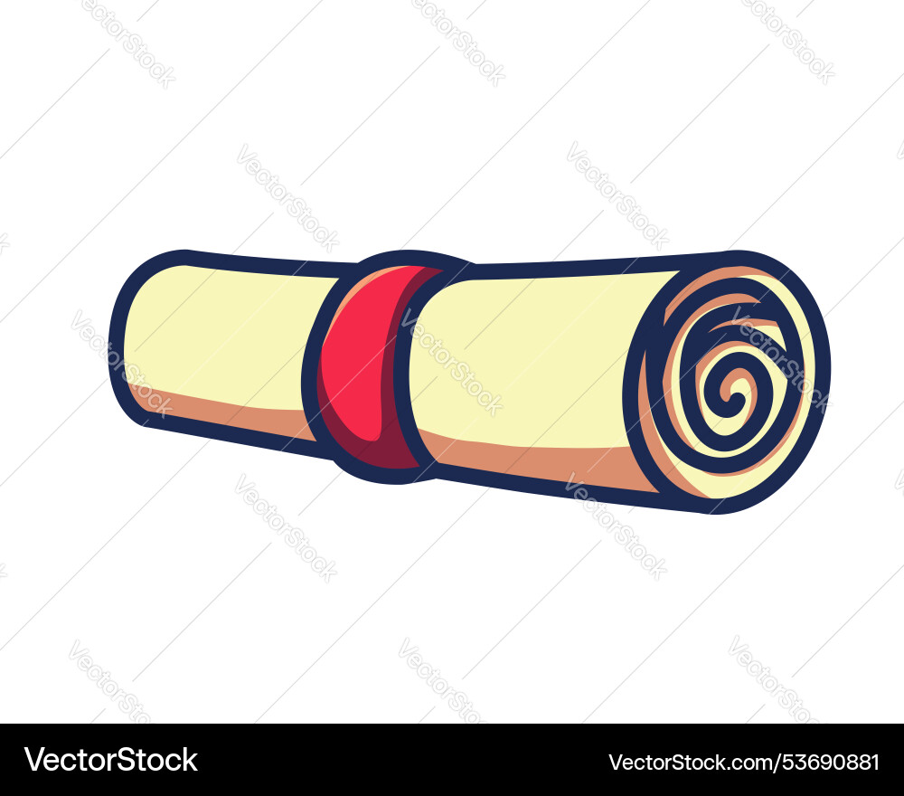 Graduation degree diploma of university college Graduation degree diploma of university college vector image