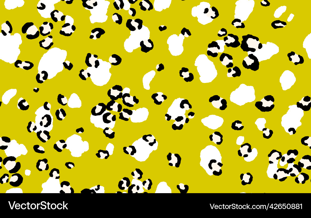 Leopard Seamless Pattern vector image