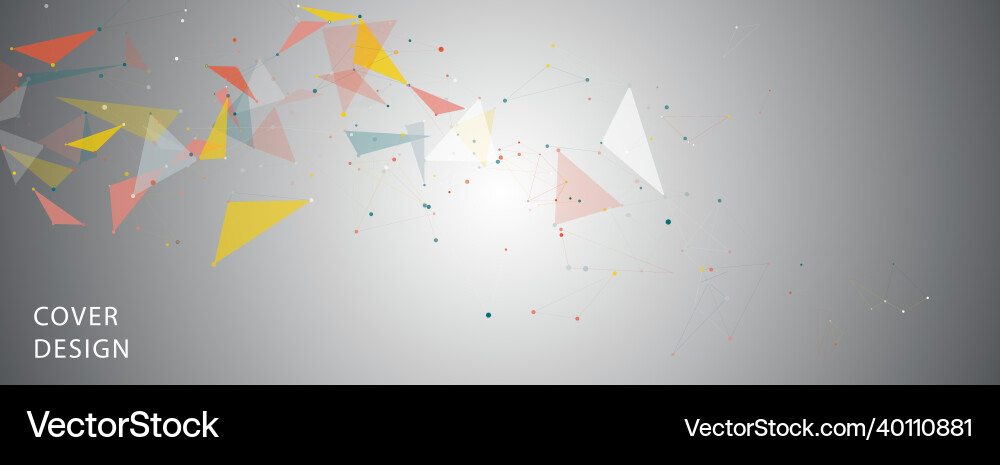 Tech Connection Network Background Vector Image