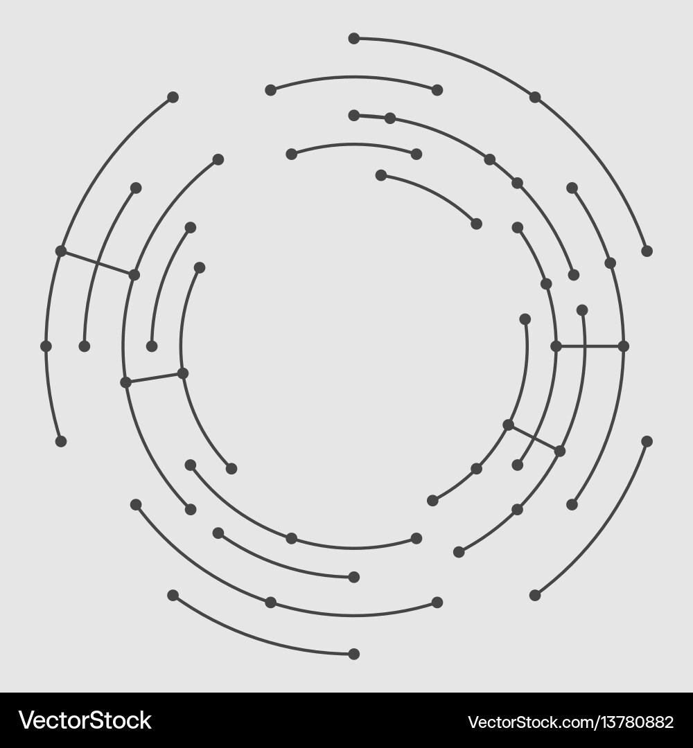 Abstract Circuit Lines vector image