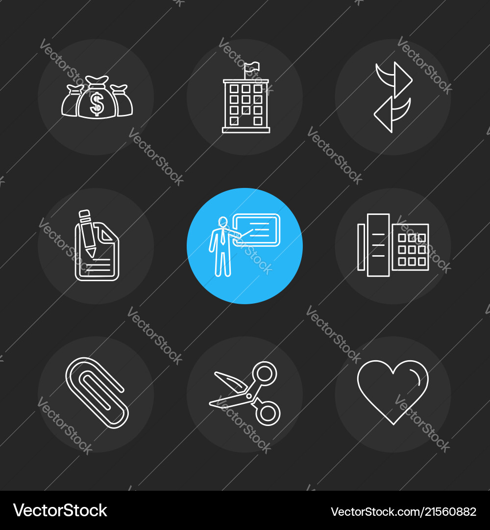 Document sound multimedia user interface vector image