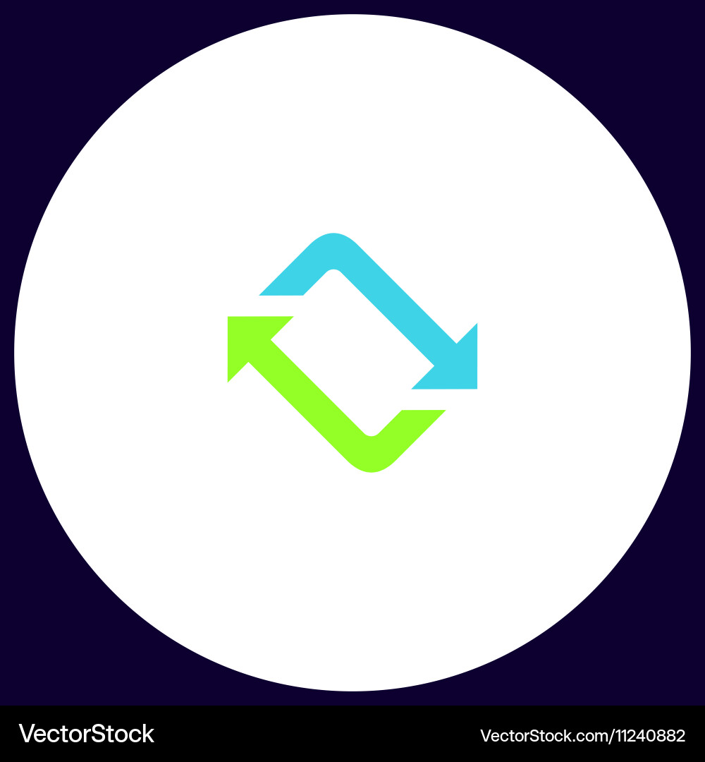 Refresh computer symbol Refresh computer symbol vector image
