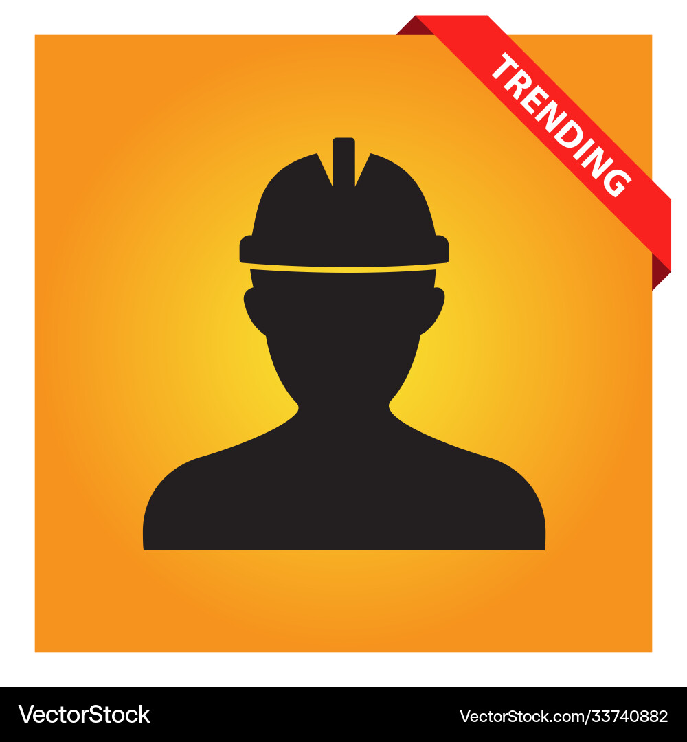 Worker icon for web and mobile Worker icon for web and mobile vector image