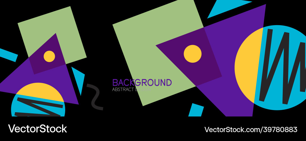Abstract background blocks lines triangles Abstract background blocks lines triangles vector image