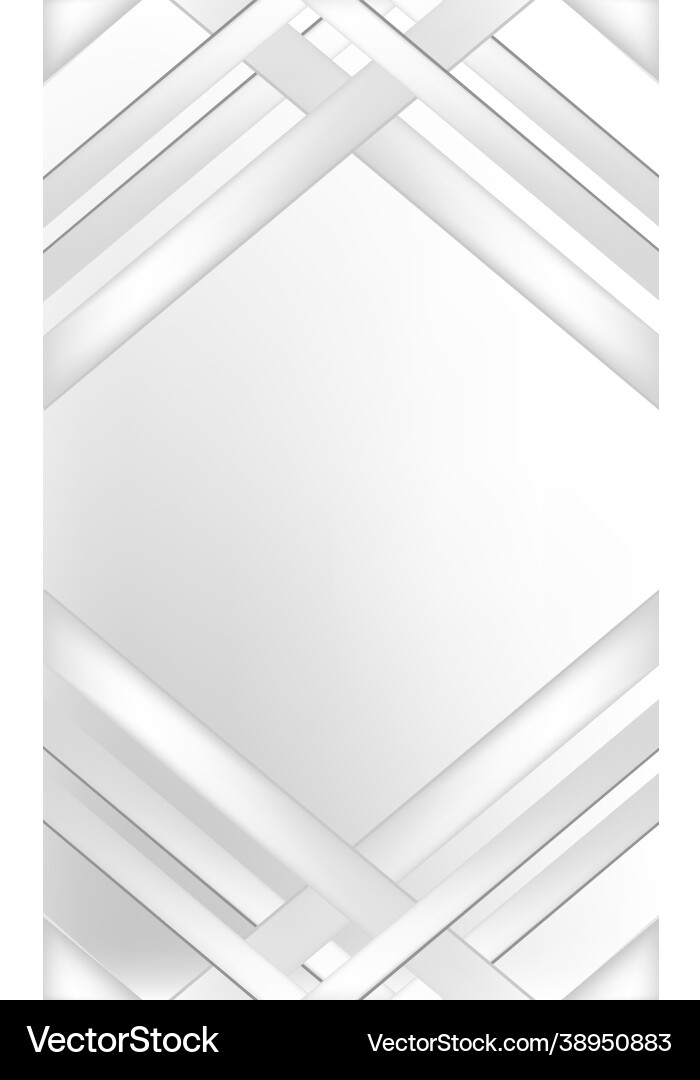Abstract gray background with shadows and lines vector image