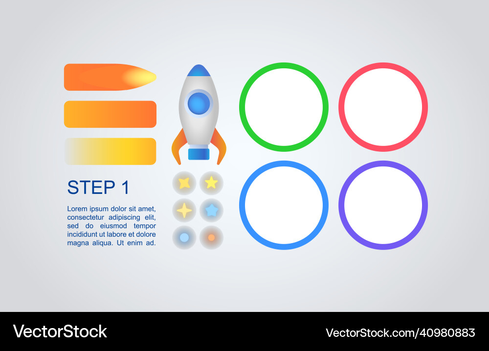 Building startup infographic chart design element Building startup infographic chart design element vector image