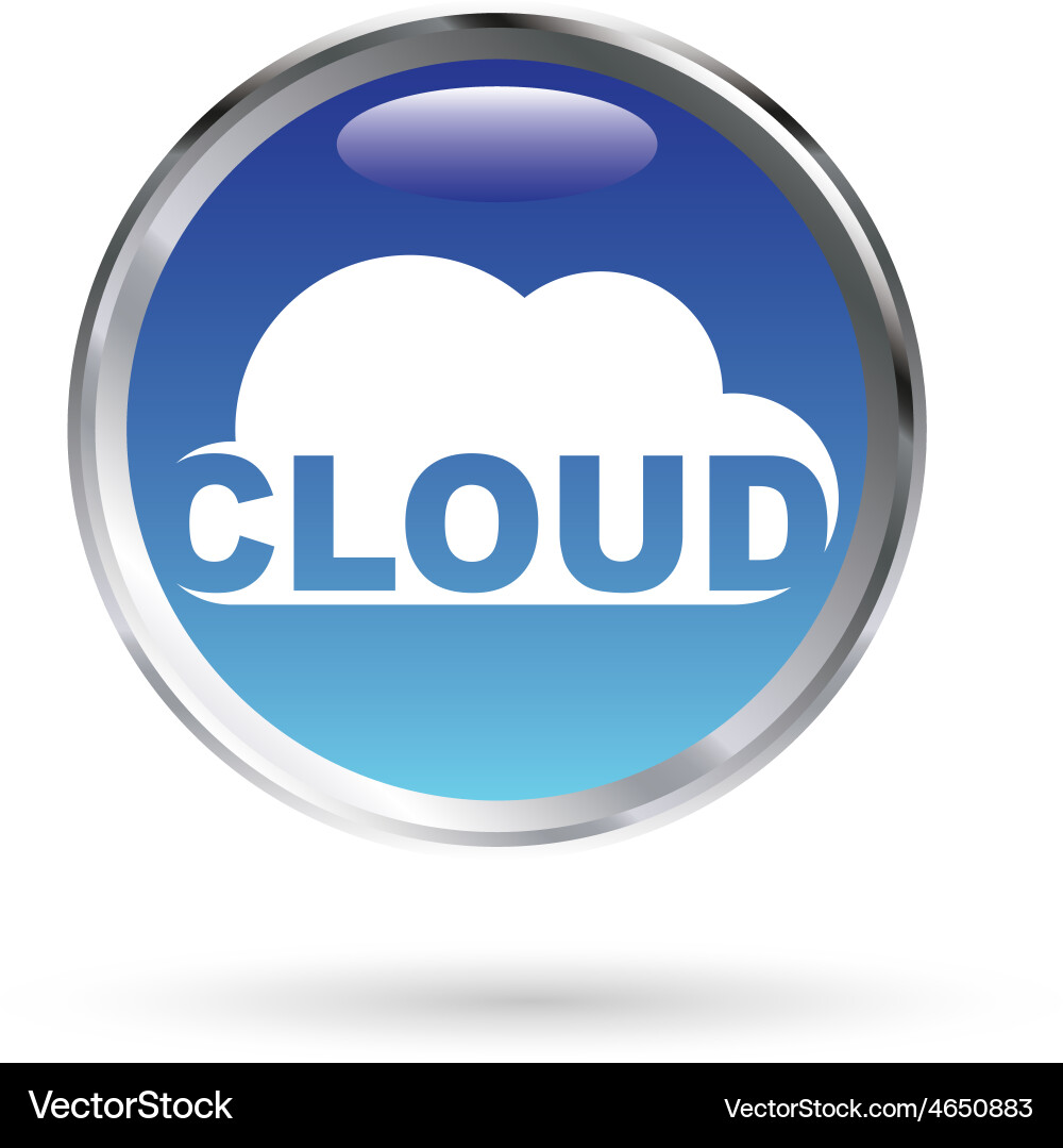 Cloud5 resize Vector Image