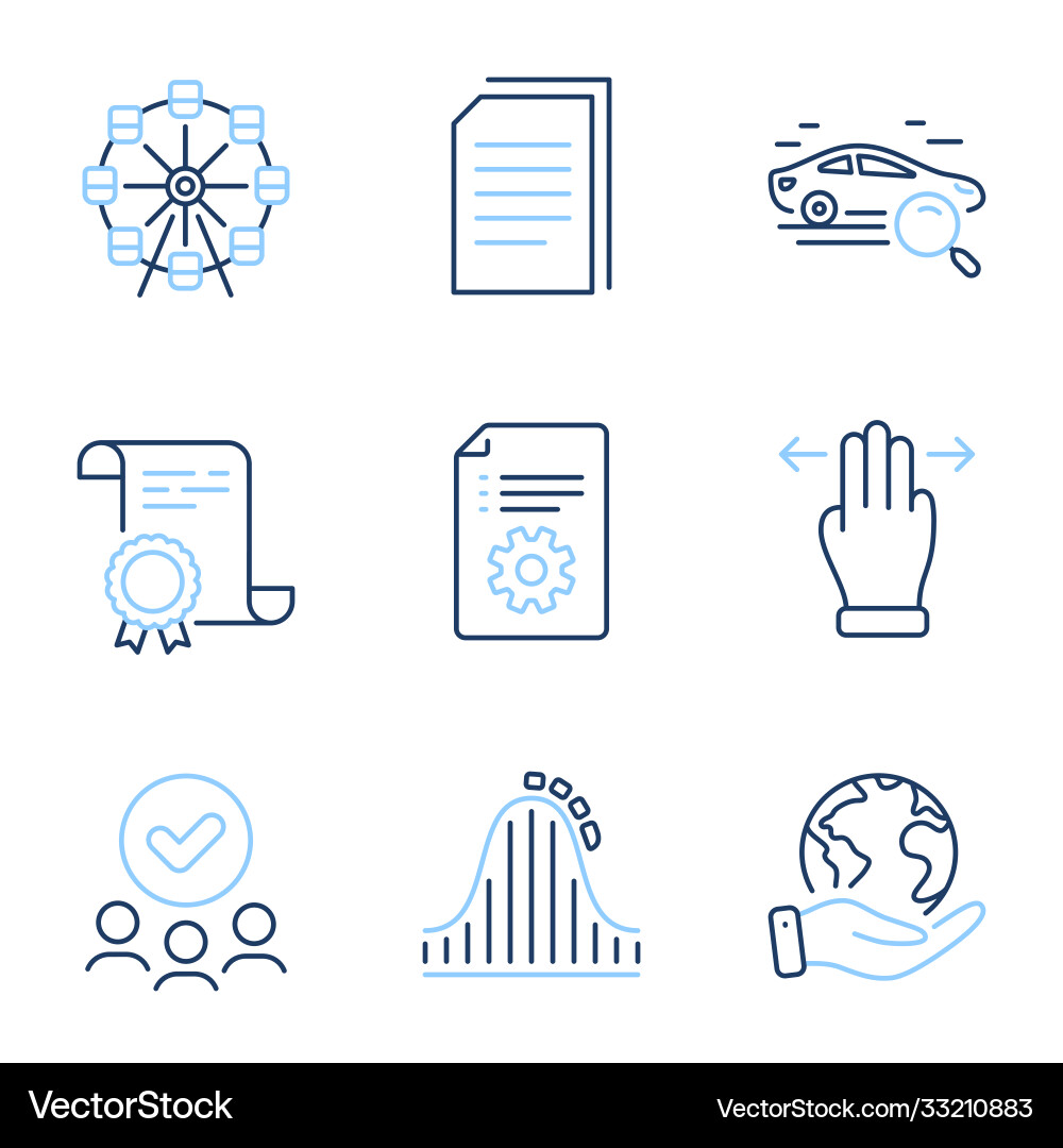 Copy files technical documentation and ferris Copy files technical documentation and ferris vector image