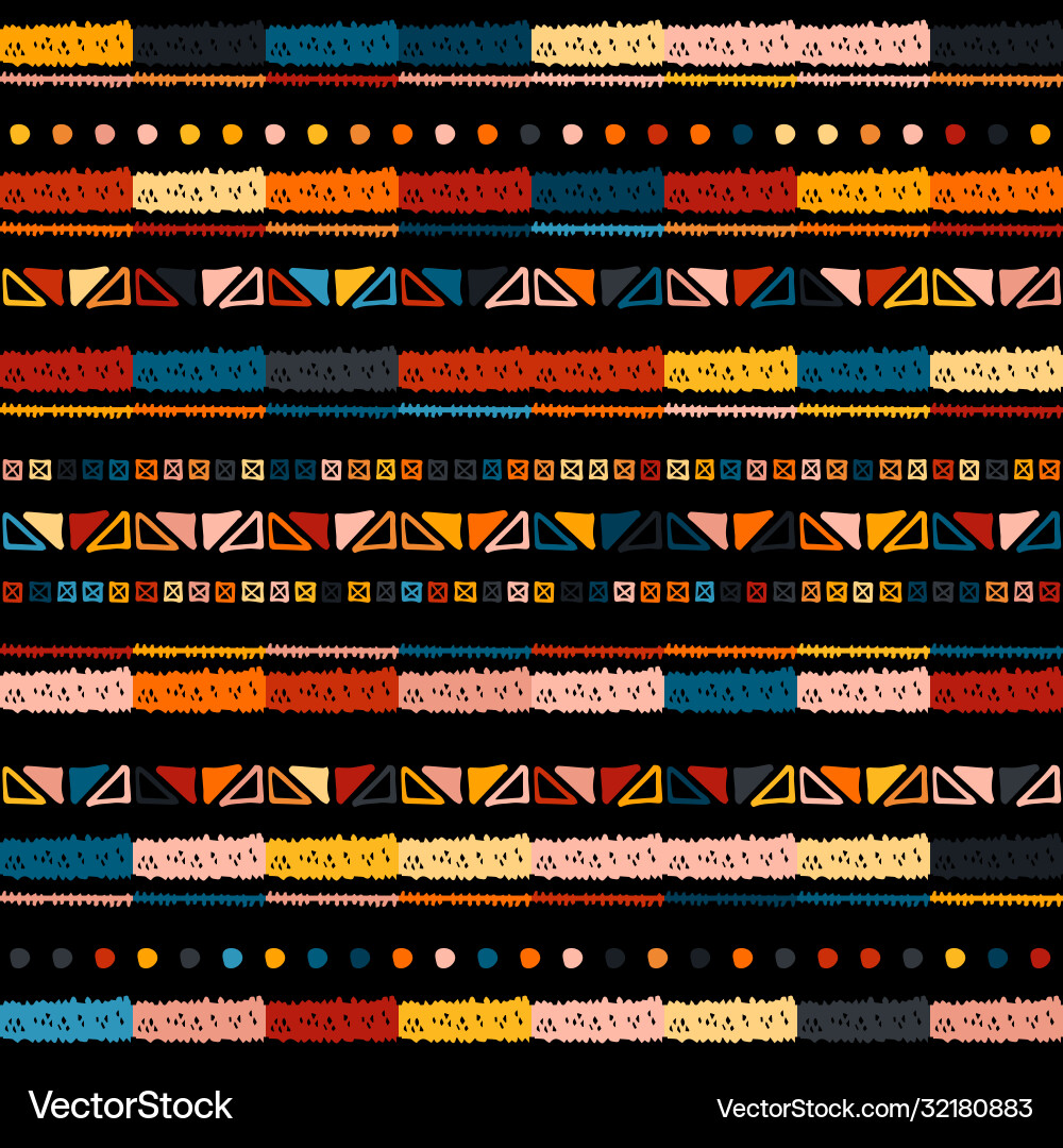 Ethnic seamless in native style pattern Ethnic seamless in native style pattern vector image