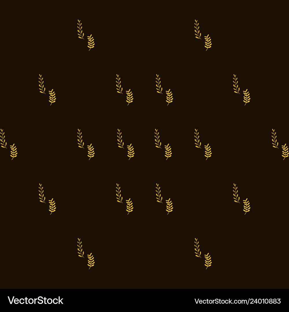 Leaves pattern endless background seamless Vector Image