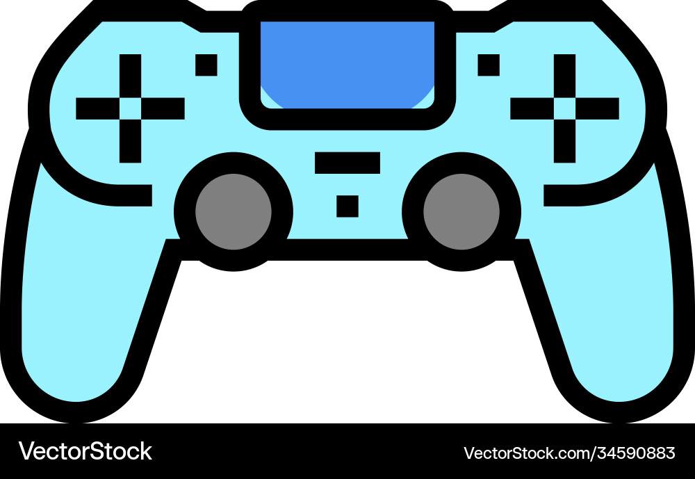 Play game geek color icon vector image