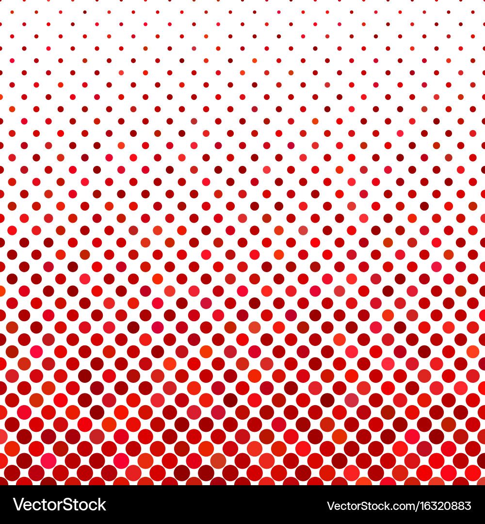 Red circle pattern background vector image