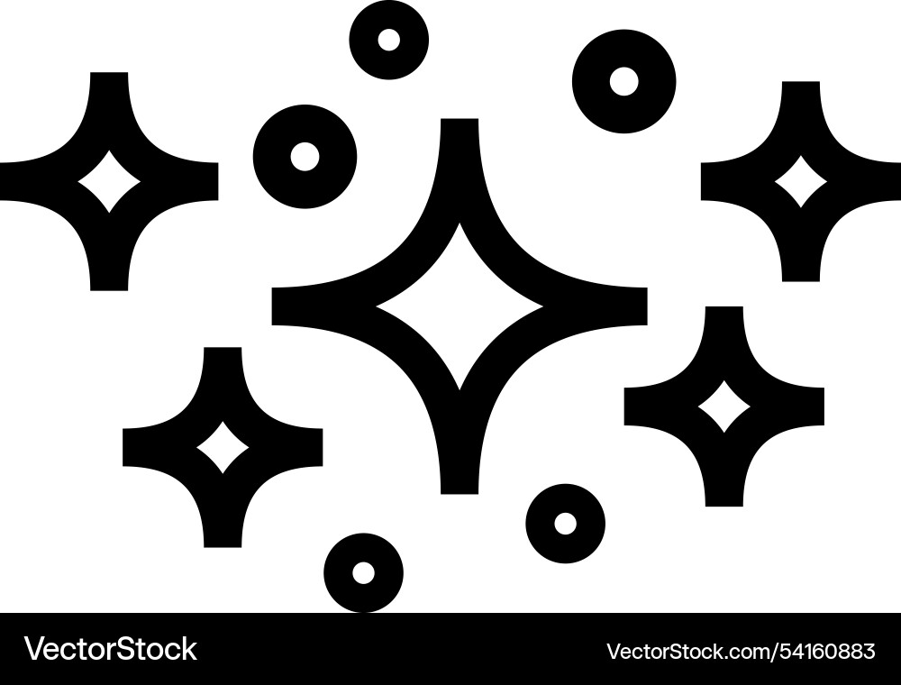 Spark icon design template isolated Vector Image