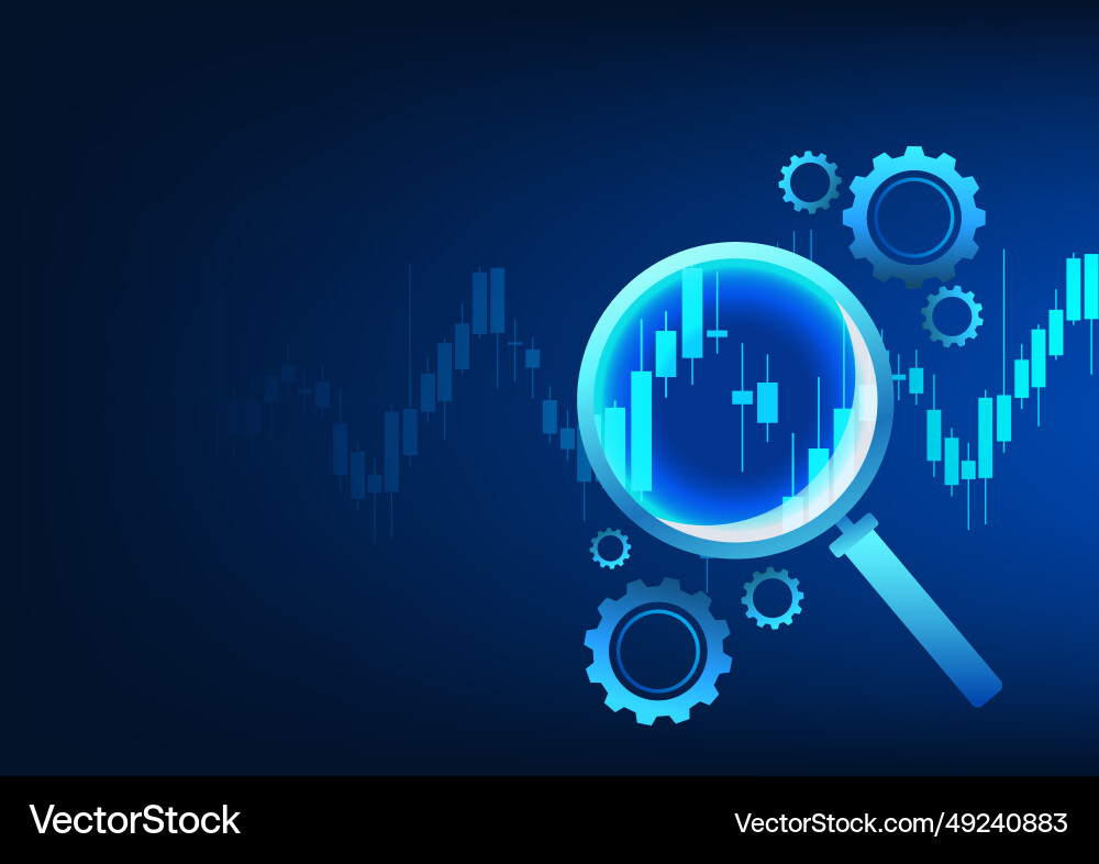 Stock chart is a technology created to display Stock chart is a technology created to display vector image