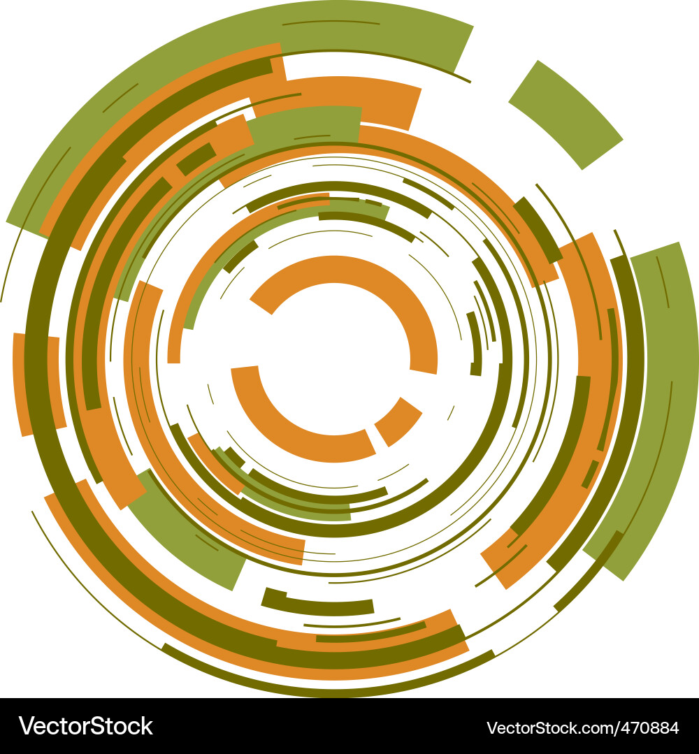 Abstract Circular Pattern Background vector image