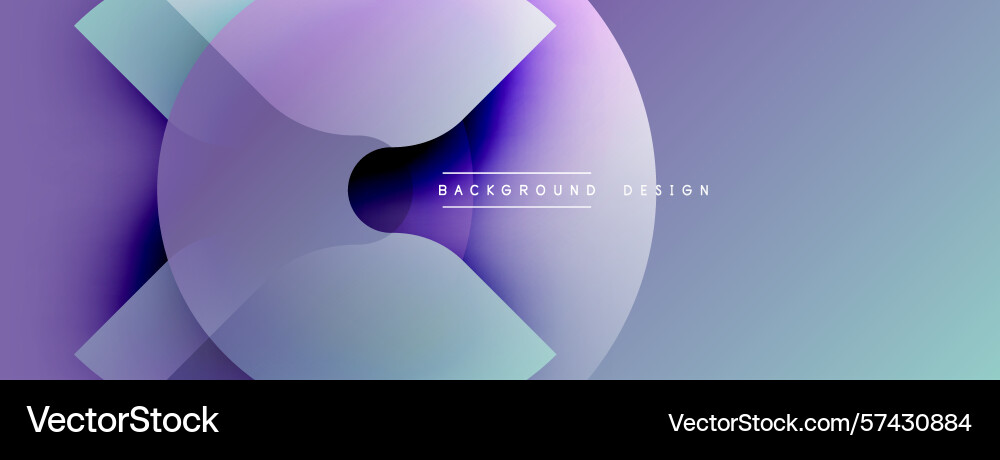 Abstract purple design overlapping circles create Abstract purple design overlapping circles create Vector Image