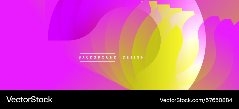 Abstract vibrant design overlapping shapes create Abstract vibrant design overlapping shapes create vector image