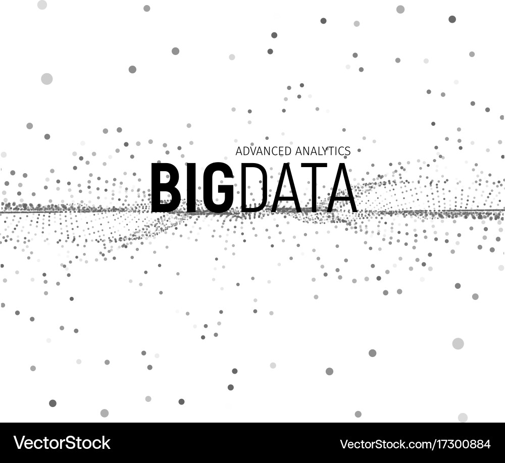Data Points - Abstract Dots vector image
