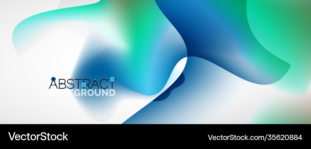 Fluid color gradient abstract background trendy Vector Image