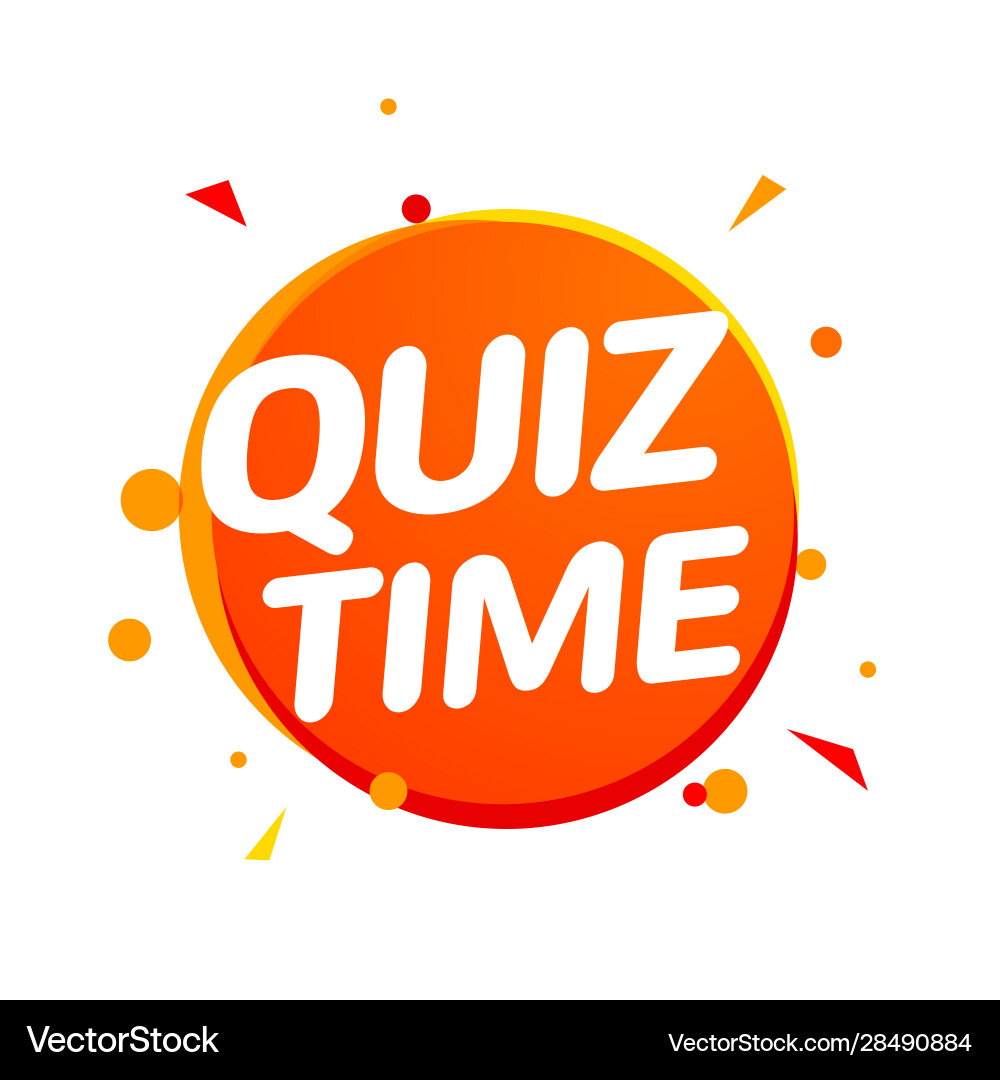 Quiz Time Concept - Question Mark Icon vector image