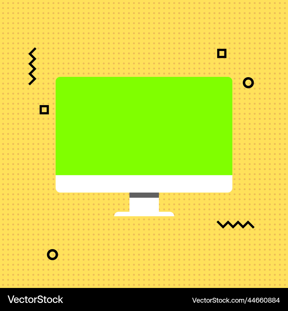 Video call layout an application window Video call layout an application window vector image