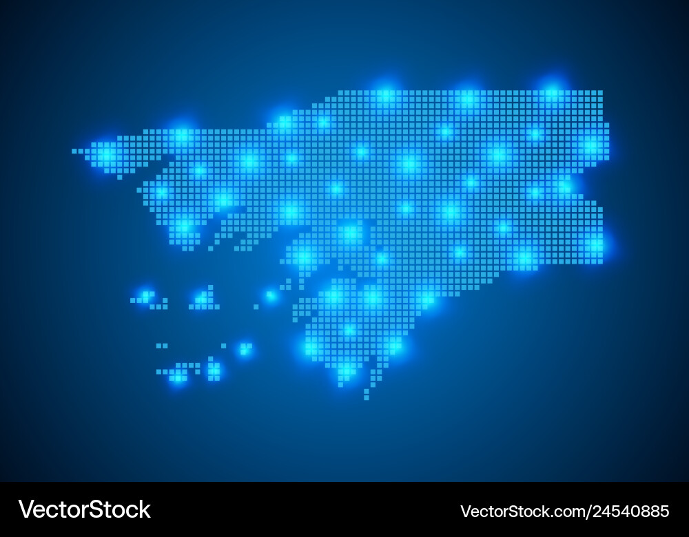 Abstract blue background with map internet line Abstract blue background with map internet line vector image