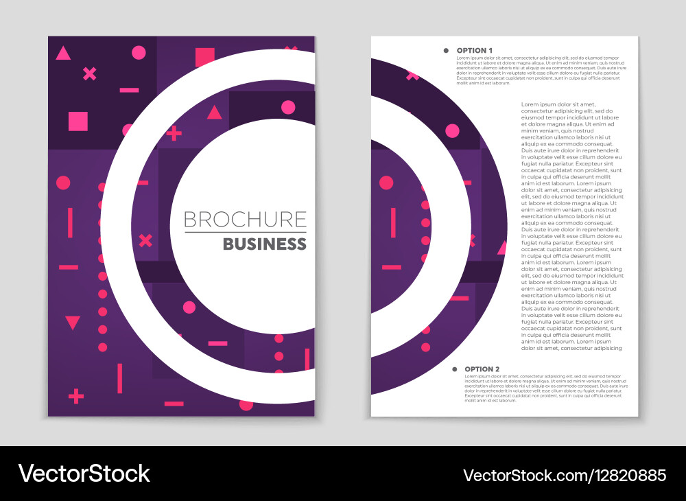 Abstract layout background set for art vector image