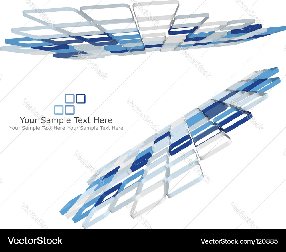 Checked background vector image