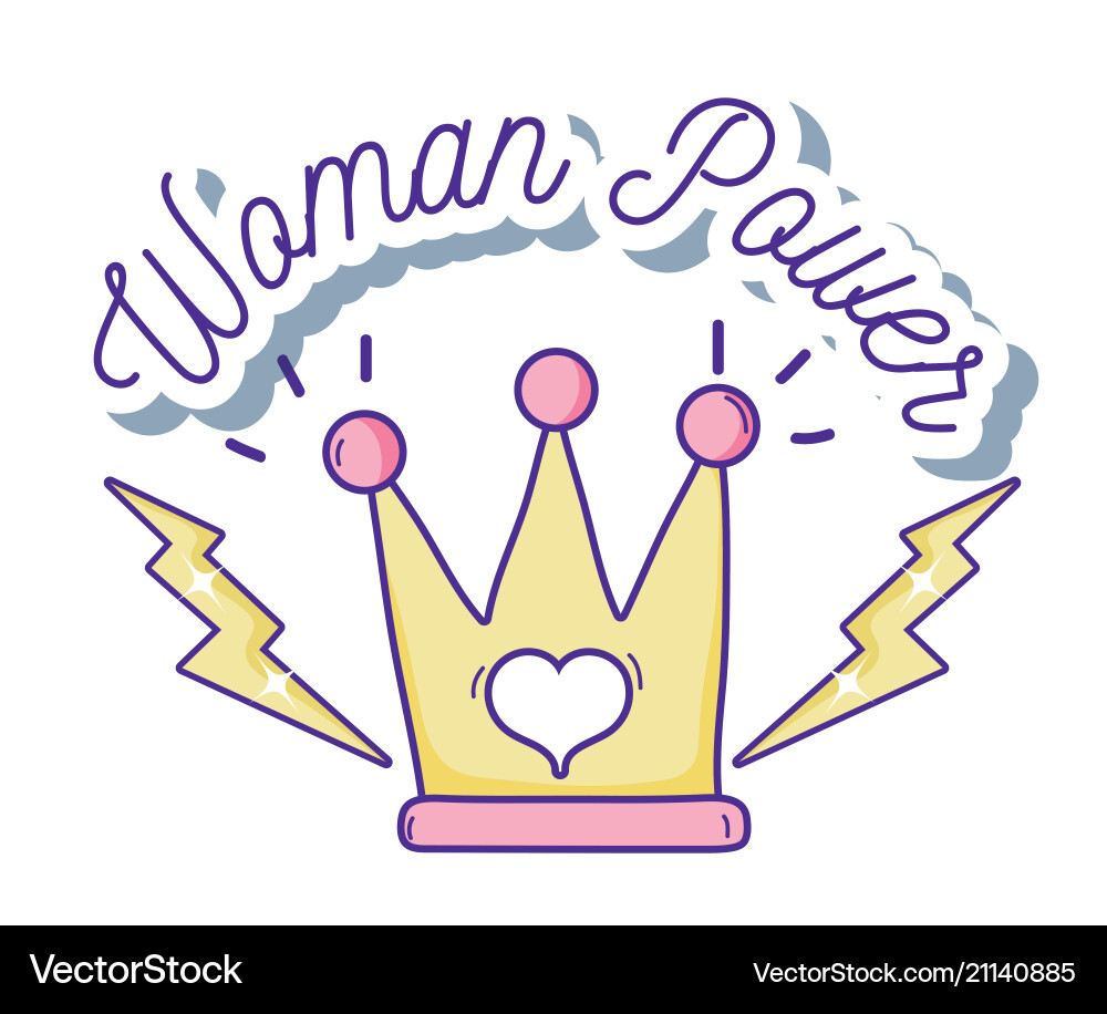 Girl power cute Cartoons Girl power cute Cartoons vektorbild