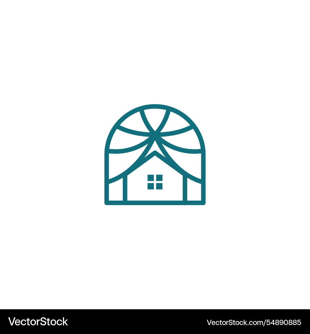 Home line einzigartiges Design-Logo Home line einzigartiges Design-Logo vektorbild
