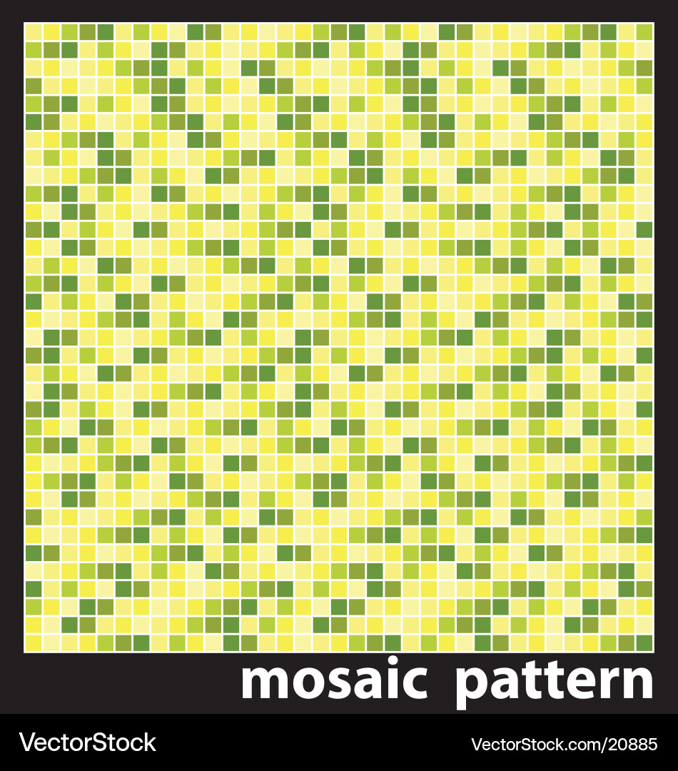 Mosaic pattern Vector Image