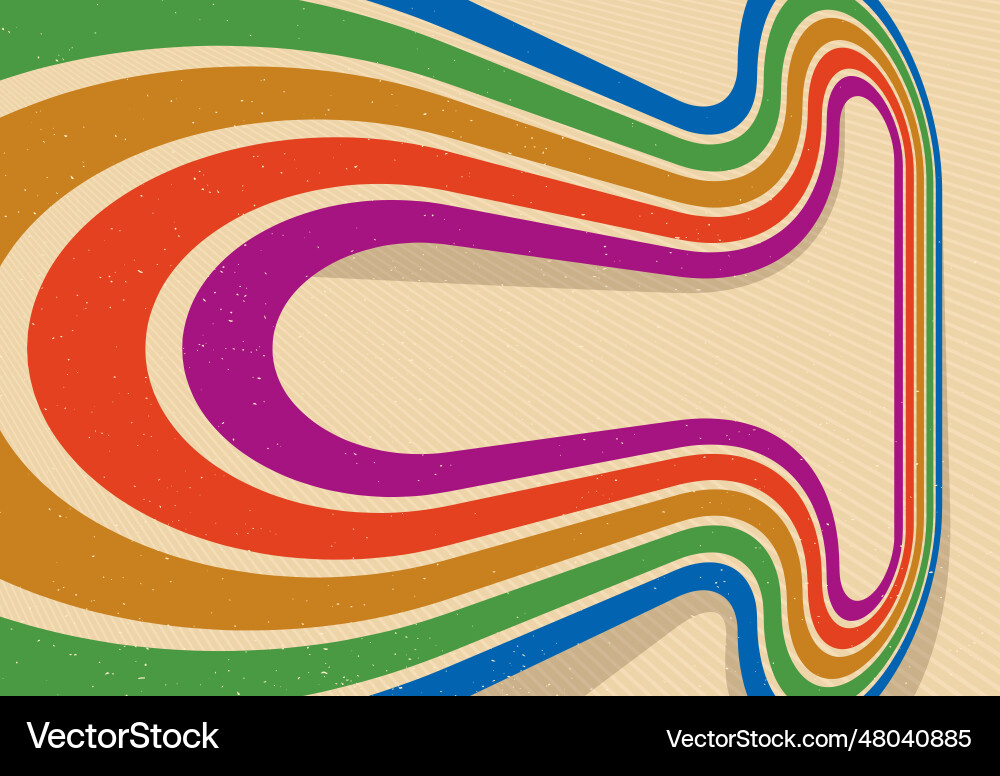 Retro lines abstract background 3d dimensional Retro lines abstract background 3d dimensional vector image