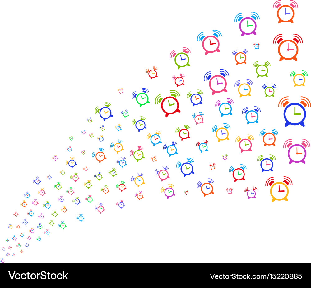 Source stream of buzzer vector image