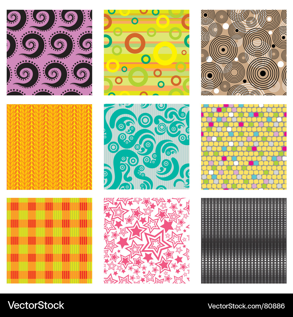 Abstract patterns vector image