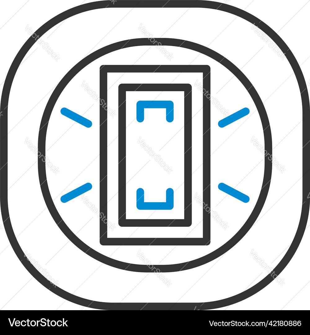 American football stadium birds-eye view icon American football stadium birds-eye view icon vector image