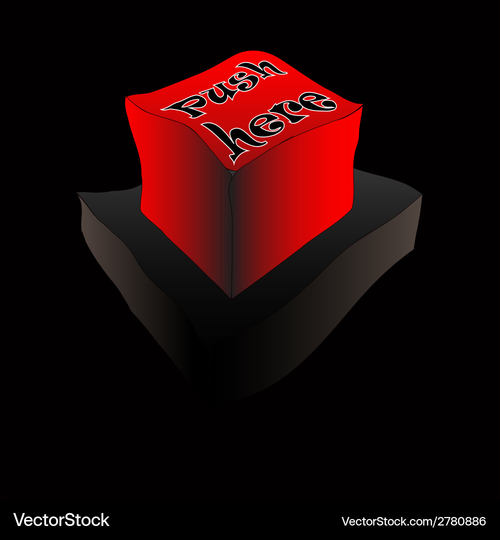 Button push here Vector Image