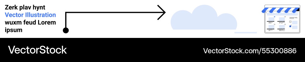 Diagram showing data flow from user to cloud Diagram showing data flow from user to cloud Vector Image