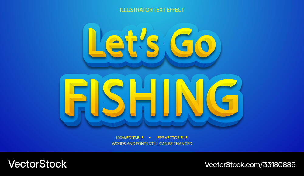 Editable text style effect typography template Editable text style effect typography template vector image