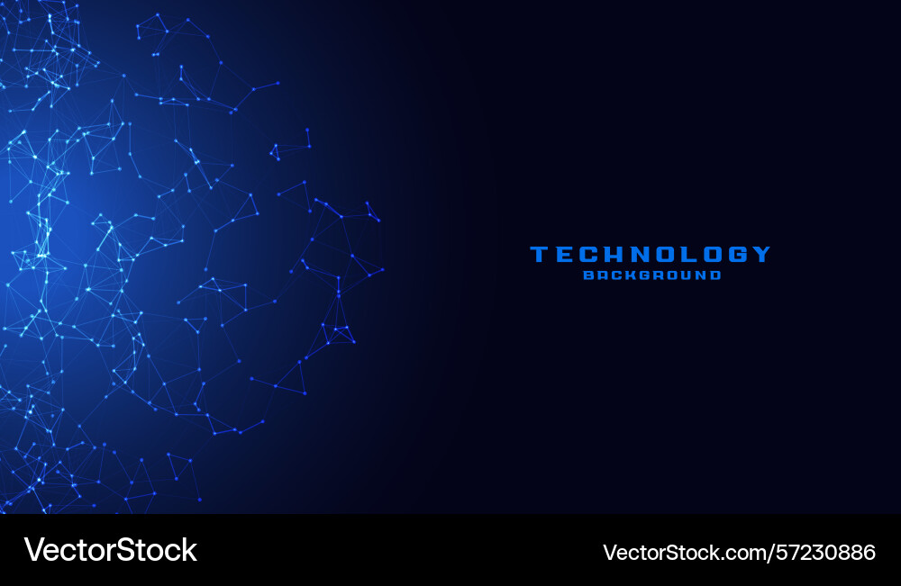 Modern tech web data background for futuristic vector image