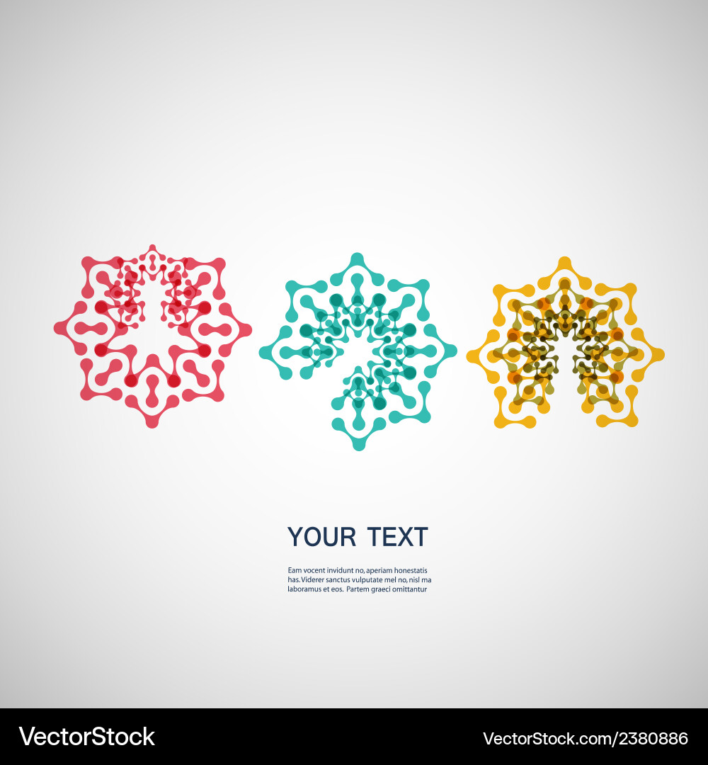 Modern technological color pattern eps Vector Image