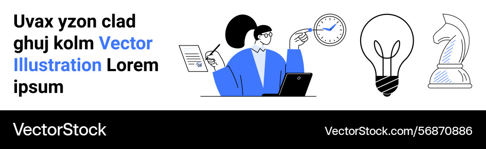 Professional analyzing data with laptop showing Professional analyzing data with laptop showing vector image