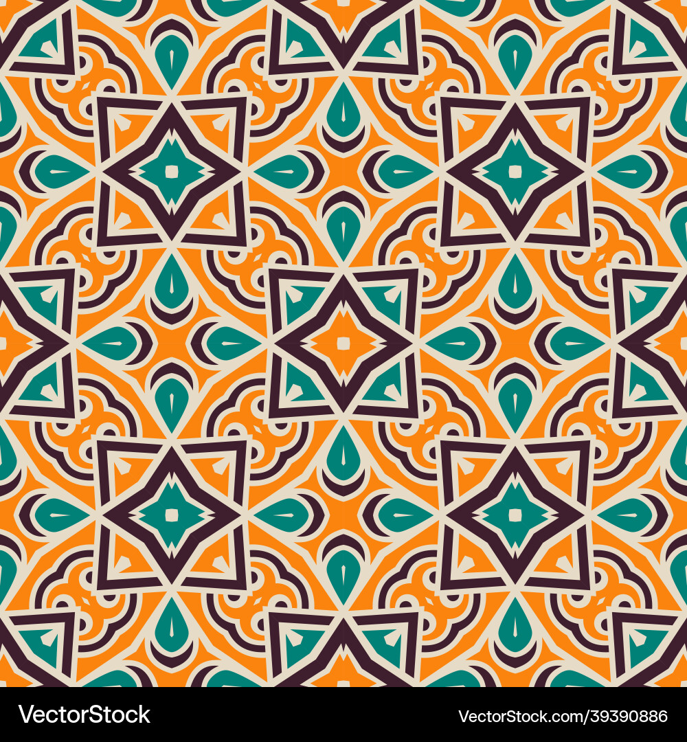 Seamless abstract shape colors simple pattern Seamless abstract shape colors simple pattern vector image