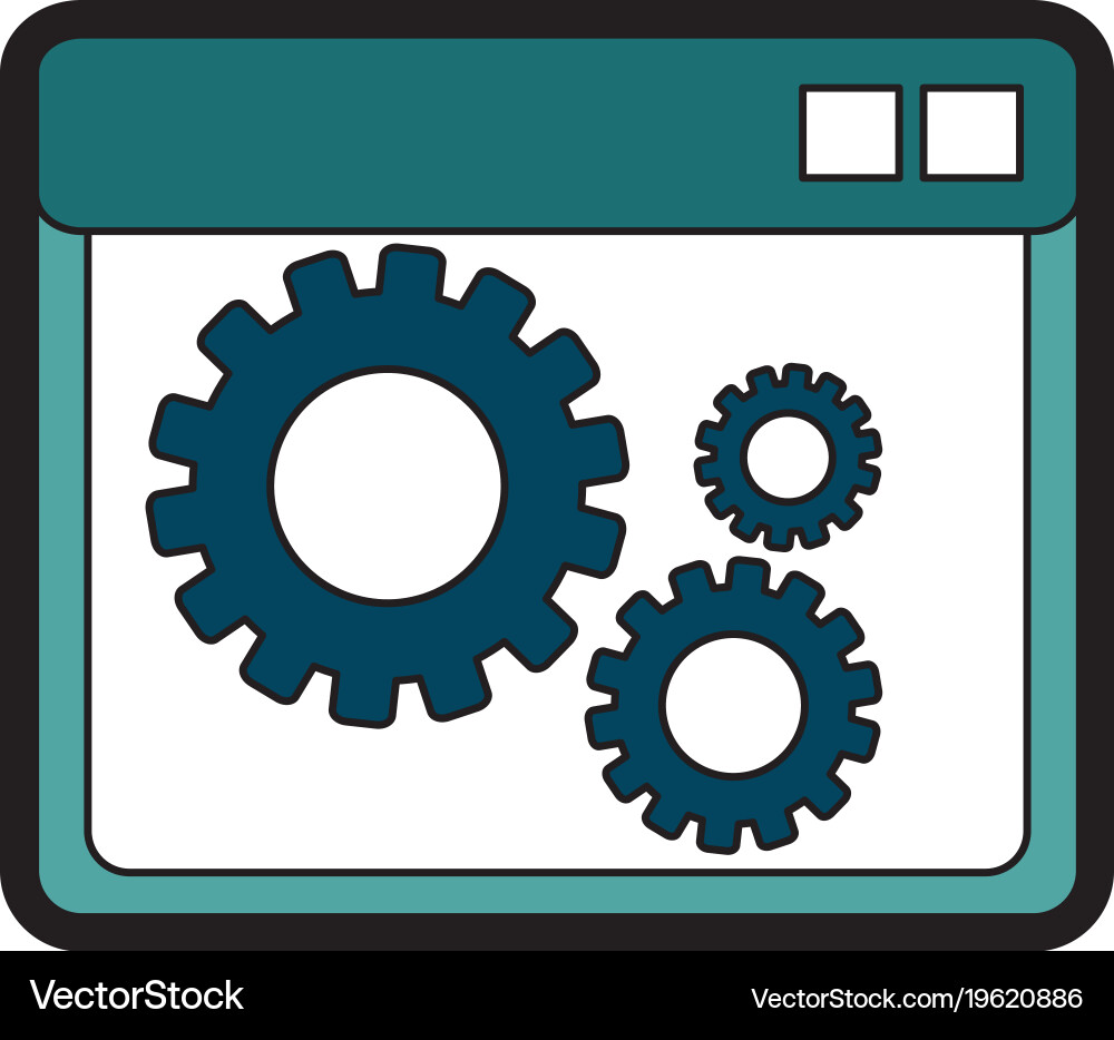 Web responsive design vector image