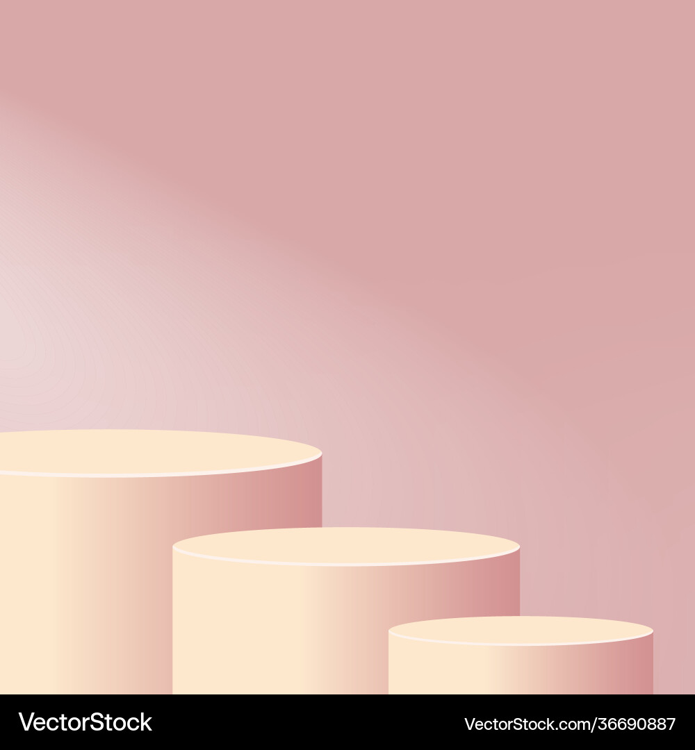 Abstract background with pink color geometric 3d Abstract background with pink color geometric 3d vector image