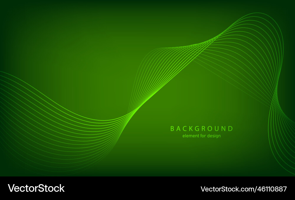 Abstract gradient background wave element Abstract gradient background wave element vector image
