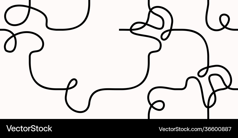 Abstract linear pattern made with seamless thin vector image