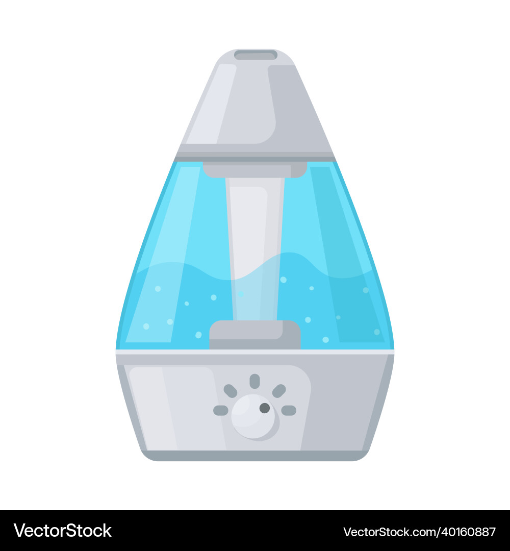 Design of humidifier and machine logo web Design of humidifier and machine logo web Vector Image