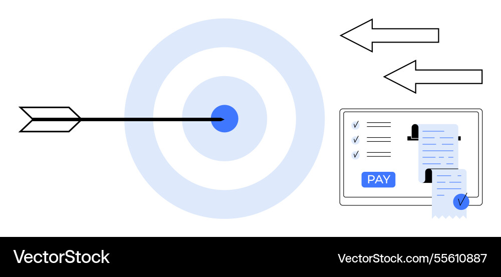Digital payment processing and precision Digital payment processing and precision Vector Image