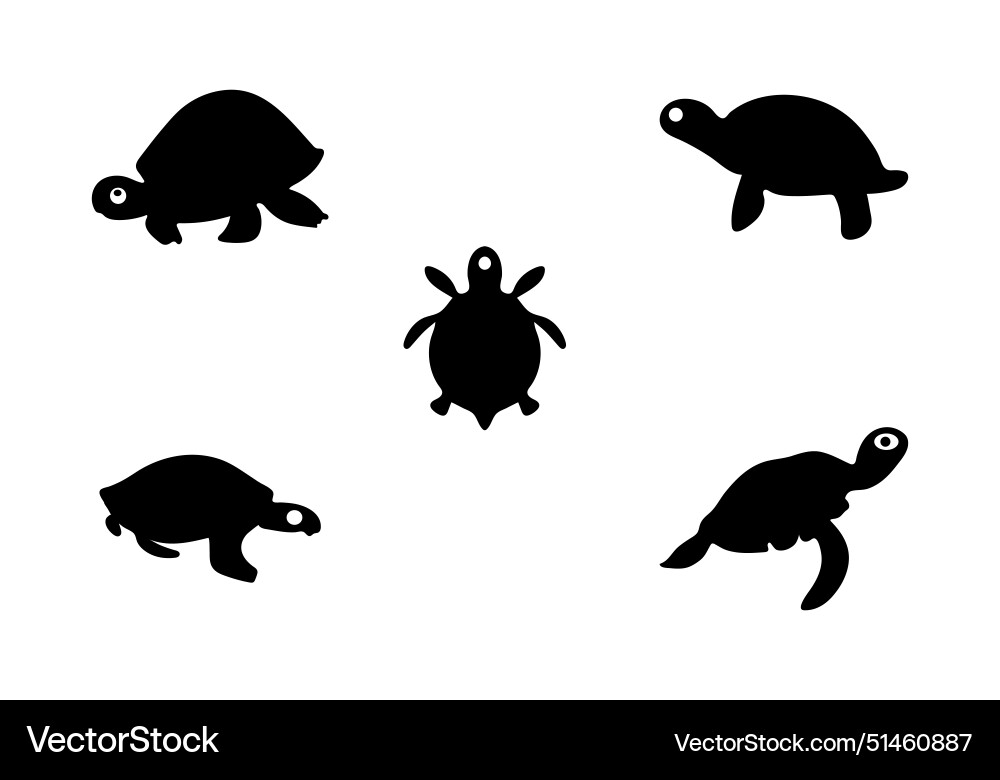 Minimal style archelon turtle icon design Vector Image