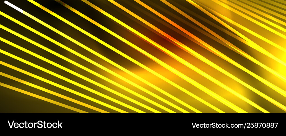 Shiny color neon light with lines abstract Vector Image